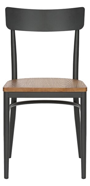 Scaun Zerca Gri inchis 49x44x82 cm