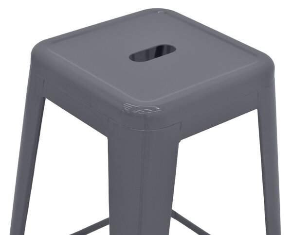 Scaun de bar Utopia Gri 42x42x76 cm