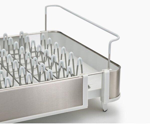 Scurgător de vase argintiu din metal Extend – Joseph Joseph