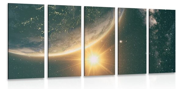Tablou 5-piese vizualizare din univers