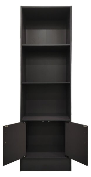 Biblioteca Tekaro I Gri inchis 57x33x180 cm