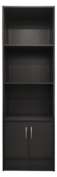 Biblioteca Tekaro I Gri inchis 57x33x180 cm