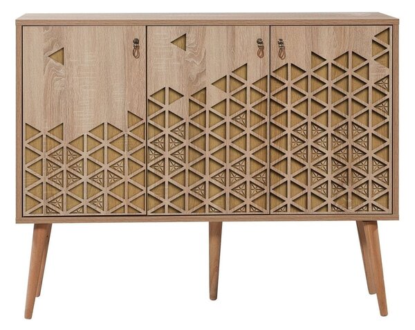 Comoda Mega-120, stejar sonoma, PAL melaminat, 120x36x90 cm