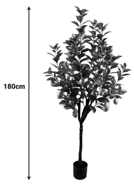 Planta decorativa Lemon tree Verde 180x180x180 cm