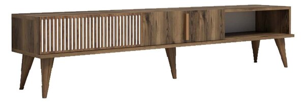 Comoda TV MILAN, nuc, PAL melaminat, 180x35x40 cm