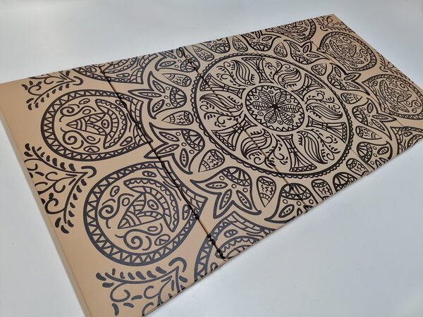 Tablou 5-piese Mandala cu model natural abstract