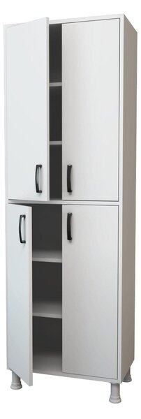 Dulap bucatarie M4-1103, alb, PAL melaminat, 63x36x191 cm