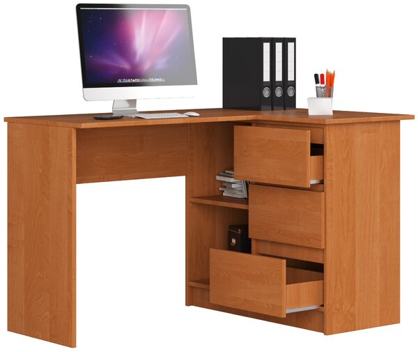 Masă PC de colț Bodhi (arin) (D). Promo -18%. 1068918