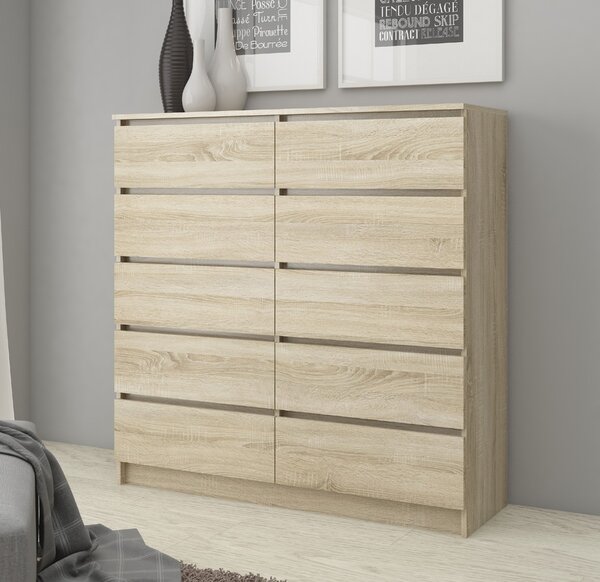 Comodă Kraft 10SZ (stejar sonoma). Promo -14%. 1117157