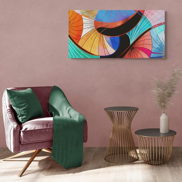 Tablou abstracție viu colorată abstractă