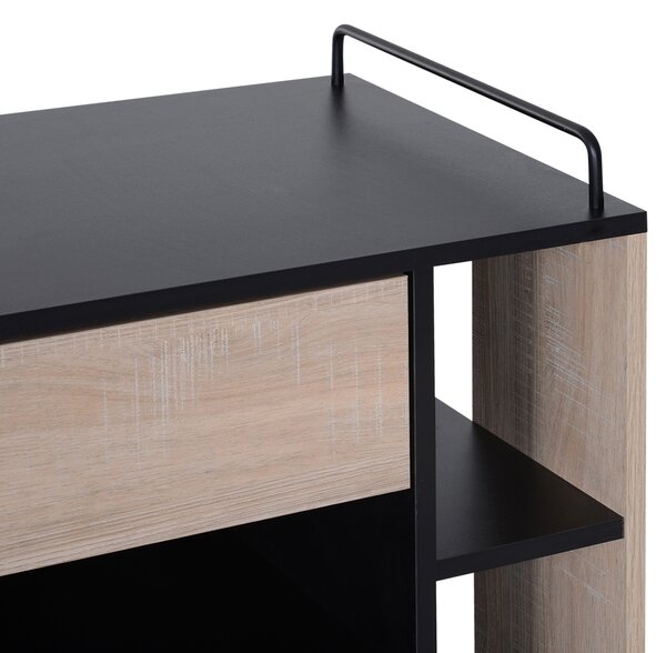 HOMCOM Cărucior de Bucătărie cu Roți și Dulap pentru Depozitare Mobilier Modern pentru Bucătărie | Aosom Romania