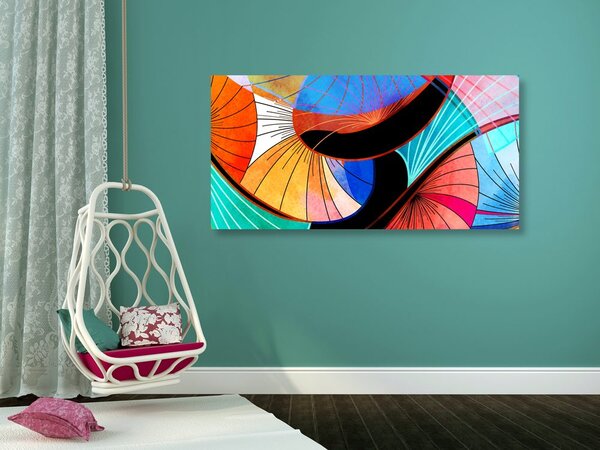 Tablou abstracție viu colorată abstractă
