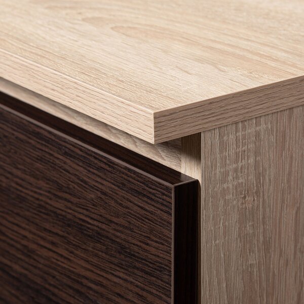 Dulap de perete Wren (stejar sonoma + wenge). Promo -16%. 1069088