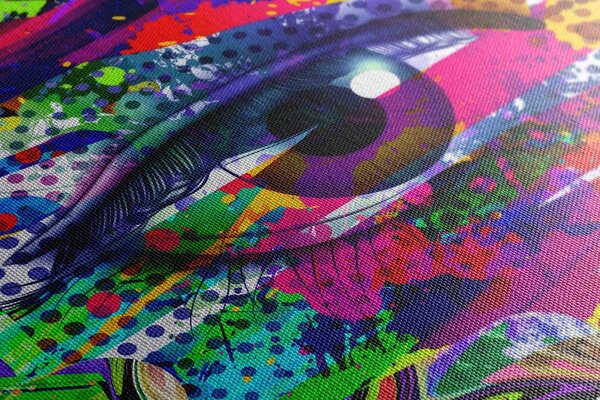 Tablou ochiul uman în stil pop-art
