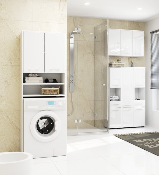 Dulap de baie Farid TYP4 (Alb lucios ). Promo -16%. 1069849