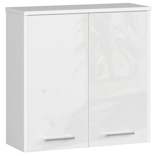 Dulap de perete pentru baie Farid TYP5 (alb lucios). Promo -12%. 1069071