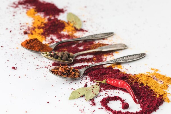 Tablou amestec de condimente aromatice