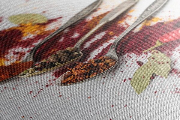 Tablou amestec de condimente aromatice