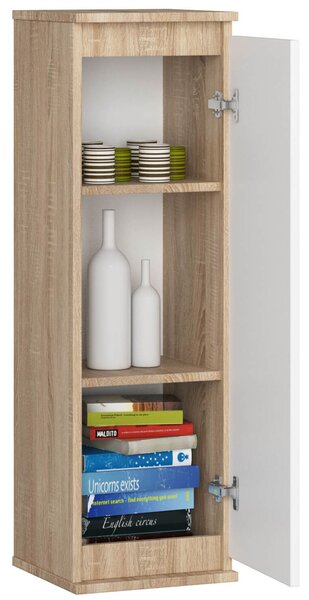 Dulap de perete Wren (stejar sonoma + alb). Promo -18%. 1069086