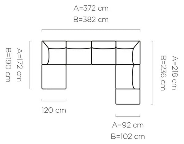 Coltar CANDELO XL A, personalizabil materiale gama Oferta Avantaj, 372