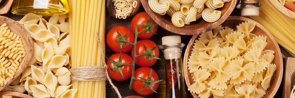 Tablou variații de paste italiene