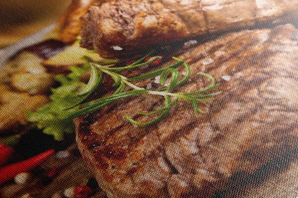 Tablou steak de vită la grătar