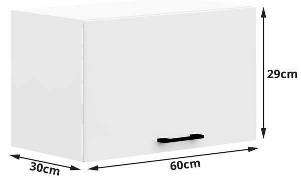 Dulap superior de bucătărie Ozara W60OK (alb). Promo -16%. 1069137