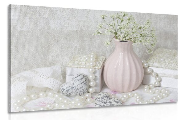 Tablou natura moartă Shabby Chic de lux