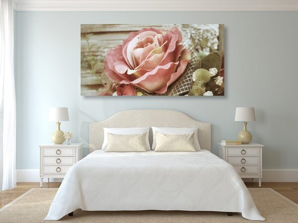 Tablou trandafir vintage elegant
