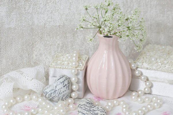 Tablou natura moartă Shabby Chic de lux