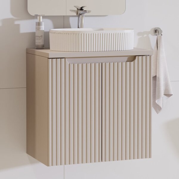 Comad Nova Cashmere dulap 60x39x57 cm sub chiuveta pe perete bej NOVA CASHMERE 82-60-2D