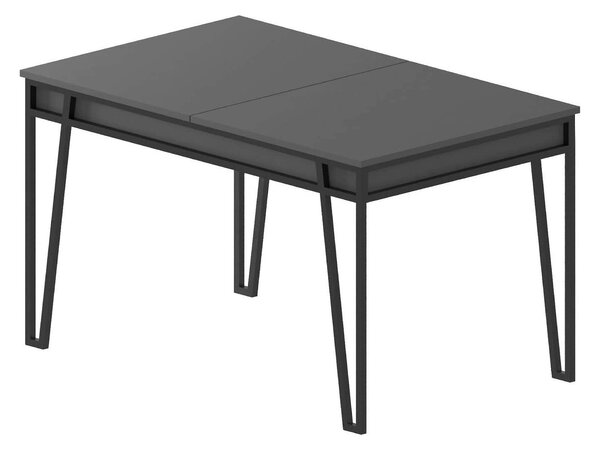 Masa extensibila 855DTE4603, gri inchis/negru, PAL melaminat/metal, 13
