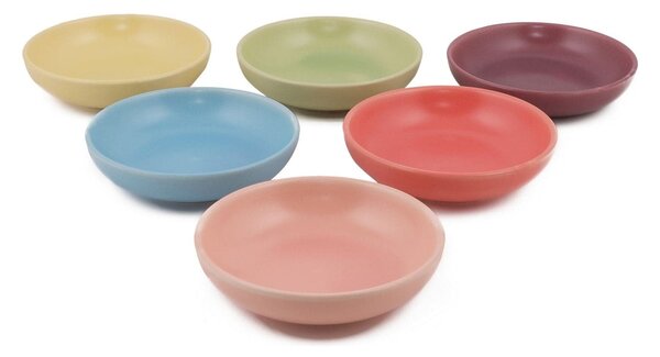 Set 6 boluri 275KRM1596, multicolor, ceramica, 13 cm