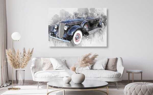 Tablou sedan retro istoric