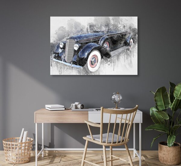 Tablou sedan retro istoric