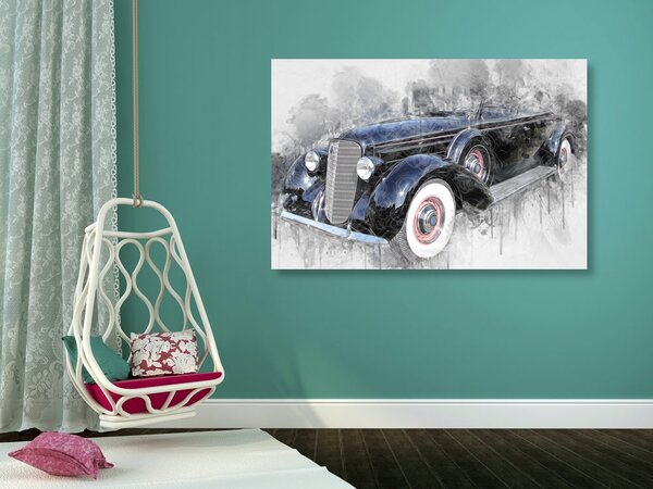 Tablou sedan retro istoric