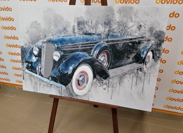 Tablou sedan retro istoric