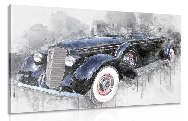 Tablou sedan retro istoric