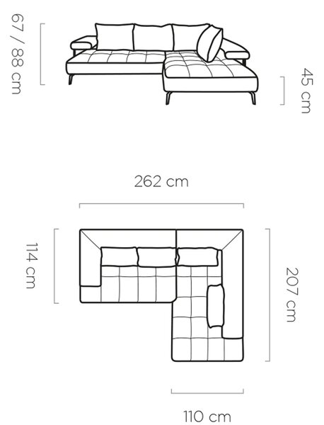 Coltar MONTELLA L, personalizabil material gama Oferta Avantaj, cu reg