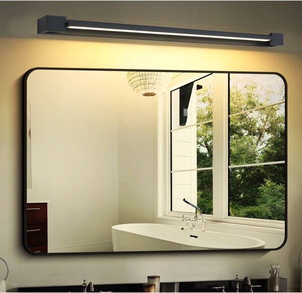 Brilagi-LED Lampă pentru oglindă de baie AQUA LINE LED, 24W, 230V, 90 cm, IP44, negru