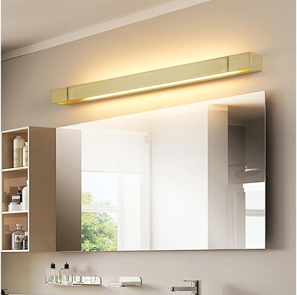 Brilagi-LED Lampă pentru oglindă de baie AQUA LINE LED/18W/230V 60 cm IP44 aurie