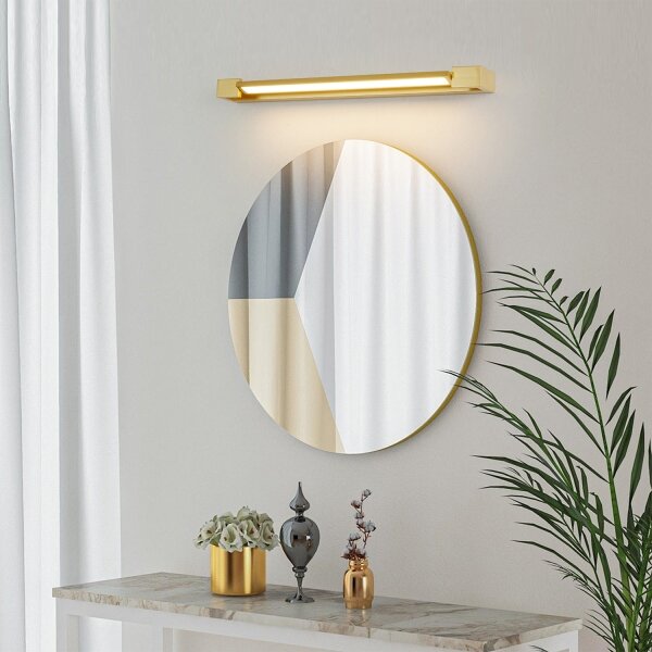 Brilagi-LED Lampă pentru oglindă de baie AQUA LINE LED/18W/230V 60 cm IP44 aurie