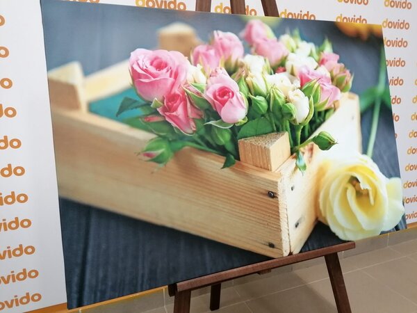 Tablou compoziție florală delicată