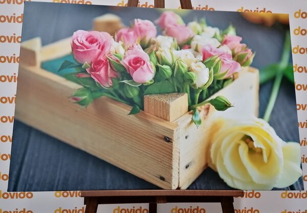 Tablou compoziție florală delicată