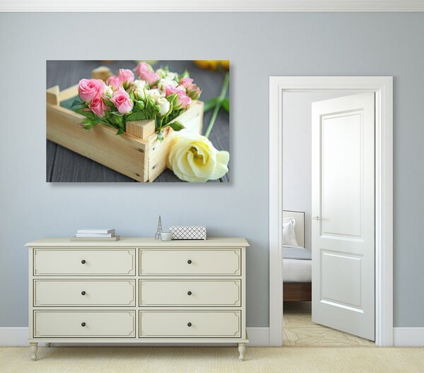 Tablou compoziție florală delicată