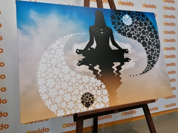 Tablou yin și yang yoga