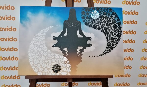 Tablou yin și yang yoga