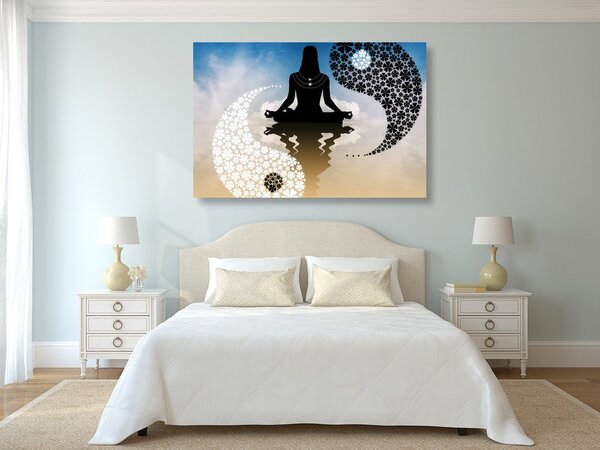 Tablou yin și yang yoga