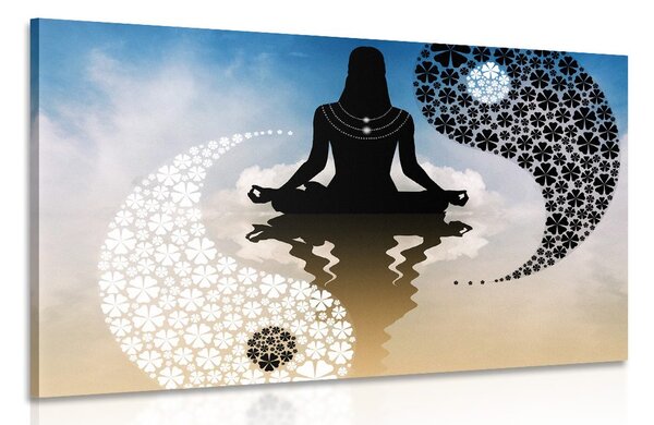 Tablou yin și yang yoga