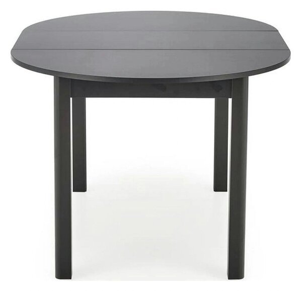 Masa extensibila RINGO, negru, PAL furniruit, 102/142x102x76 cm